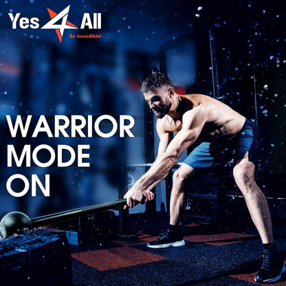 Versatile Steel Mace Bell for Full Body Strength Training - Ideal for Muscles, Shoulders, Grips & Forearms - Available in 5 to 30 LB for Men & Women
